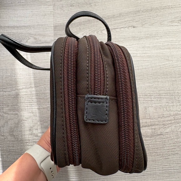 Rare VTG 90s COACH Makeup travel Bag Makeup Pouch with Mirror and handles - Picture 4 of 10